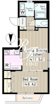 ＴＯＫＹＯ　ＦＬＡＴ 401 間取り図