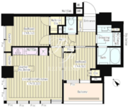 ザ・ヒルトップタワー高輪台 2004 間取り図
