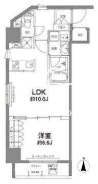 コンフォリア新宿御苑2 1101 間取り図