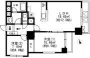 KDXレジデンス秋葉原 204 間取り図