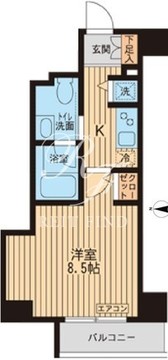 KDXレジデンス入谷 402 間取り図