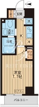KDXレジデンス入谷 604 間取り図
