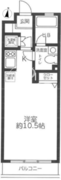 レジディア笹塚 405 間取り図