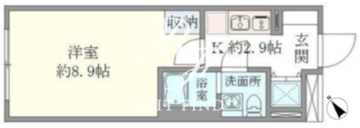 HTピア赤坂 204 間取り図