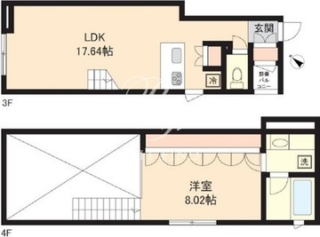 パセオ神宮前 303 間取り図