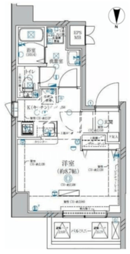 ディアレイシャス両国 403 間取り図