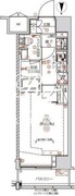 クオリタス蒲田 602 間取り図