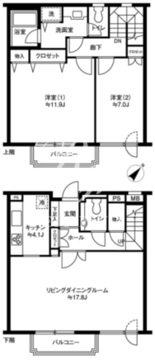 参宮橋マンション 305 間取り図