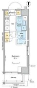 プラウドフラット亀戸 201 間取り図