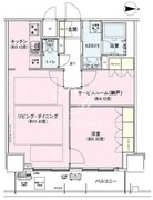 アンビエンテ駒込 711 間取り図