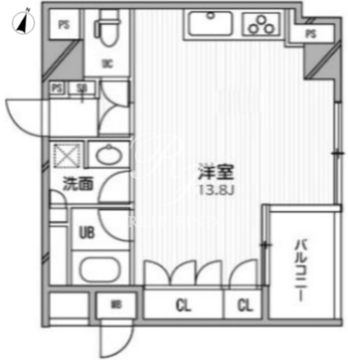 HF目黒行人坂レジデンス 208 間取り図