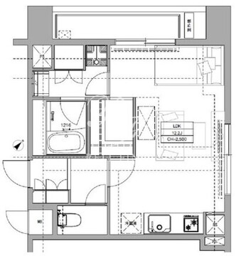 HF目黒行人坂レジデンス 310 間取り図