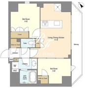 ルジェンテ・バリュ上野根岸 702 間取り図