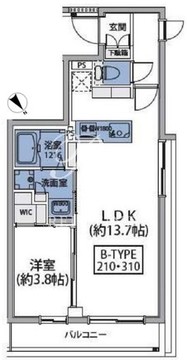 ルネサンスコート新宿余丁町 310 間取り図