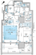 ディームス渋谷本町 1002 間取り図