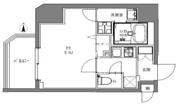 ラドゥセール大森山王 301 間取り図
