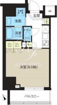 レオーネ文京音羽 1001 間取り図