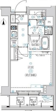 アルテシモグレイス 608 間取り図