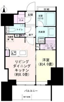 グレーシア千代田秋葉原 1003 間取り図