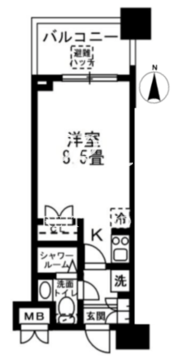 レジディア錦糸町 906 間取り図