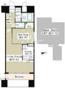 ＫＡＭＯＭＥ 401 間取り図