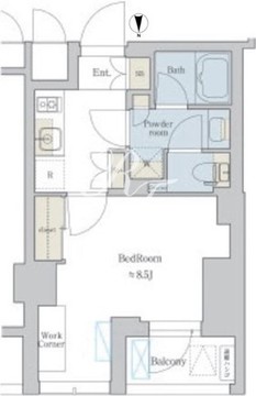 ブリリアイスト渋谷本町 203 間取り図