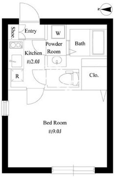 ガレット戸越銀座 301 間取り図