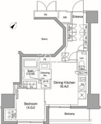 ザ・パークハビオ目黒桜邸 101 間取り図