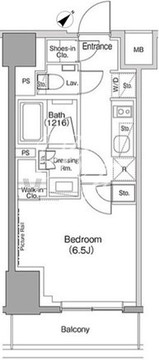 ザ・パークハビオ目黒桜邸 204 間取り図
