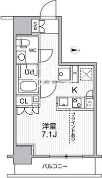 シーズンフラッツ元浅草4丁目 302 間取り図