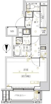 アルテシモノルガ 302 間取り図