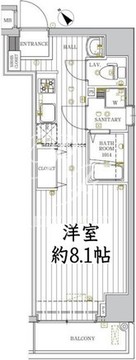レガリス門前仲町 704 間取り図