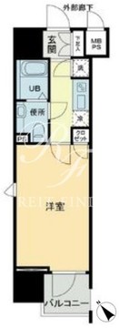 パトリア九段下 205 間取り図