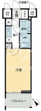 パトリア九段下 904 間取り図