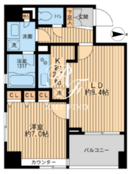 クリオ戸越銀座弐番館 201 間取り図