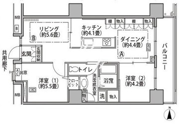 東雲キャナルコートCODAN 18-720 間取り図