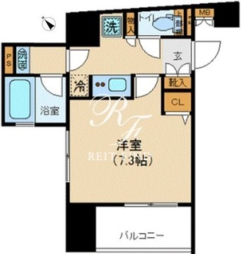 プラチナコート上野 1201 間取り図