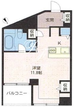 エスティメゾン麻布永坂 702 間取り図