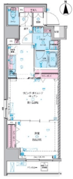 ジェノヴィア東神田グリーンヴェール 210 間取り図