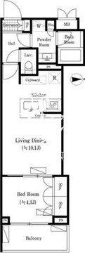 オアーゼ新宿西落合レジデンス 409 間取り図