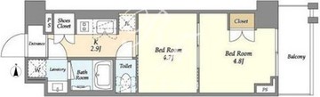 オアーゼ新宿市谷薬王寺 125 間取り図