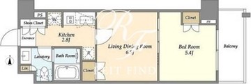 オアーゼ新宿市谷薬王寺 123 間取り図