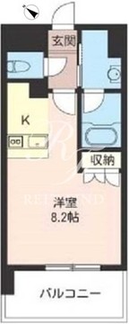オーキッドレジデンス品川 204 間取り図