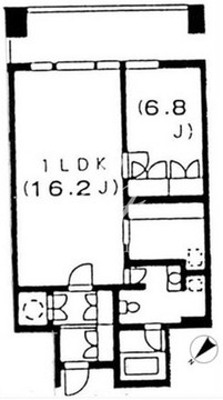 渋谷プロパティータワー 1505 間取り図