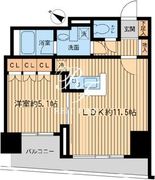 日本橋ファーストレジデンス 1301 間取り図