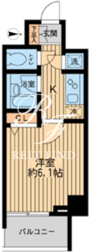 HF早稲田レジデンス 2-1202 間取り図