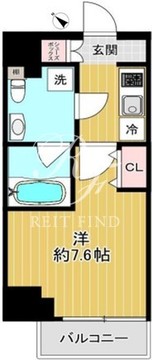 スプレスター浅草寿町 204 間取り図