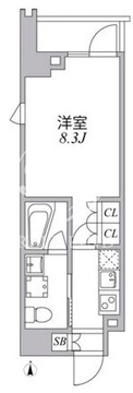 アジールコート麻布十番 511 間取り図