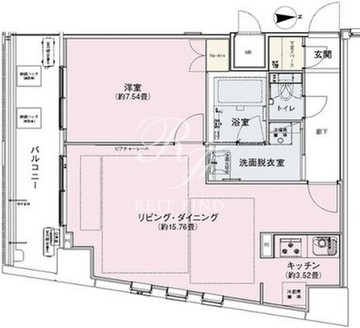 アンビエンテ駒込 301 間取り図