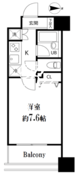 スペーシア秋葉原 903 間取り図